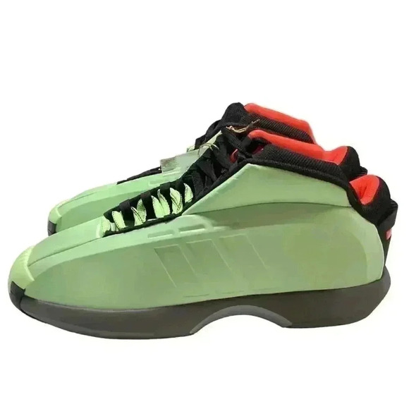 Adidas Crazy 1 Mens 10 Green Silver Black Orange Basketball Shoes Kobe Retro main image 4